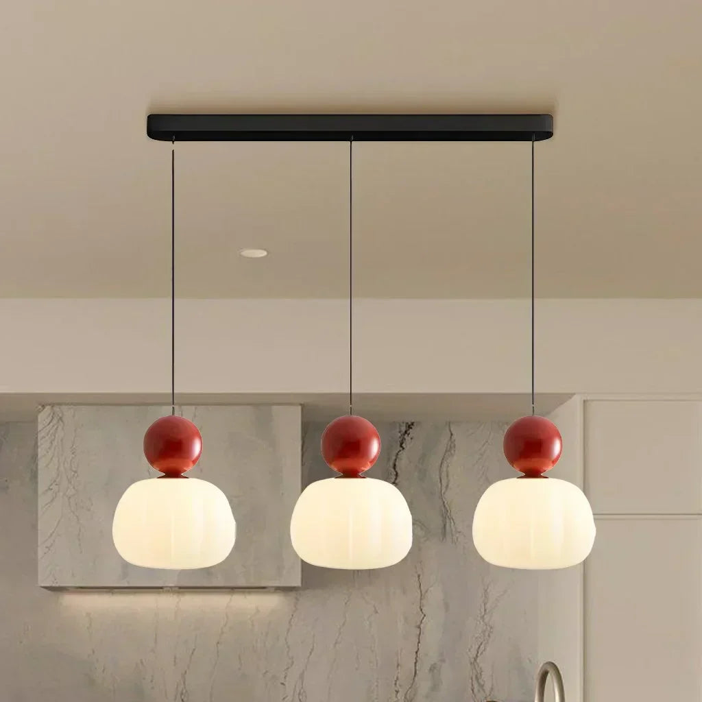 Lampada a sospensione Nordic Pumpkin | Lampada da soffitto LED moderna | Meowbutter