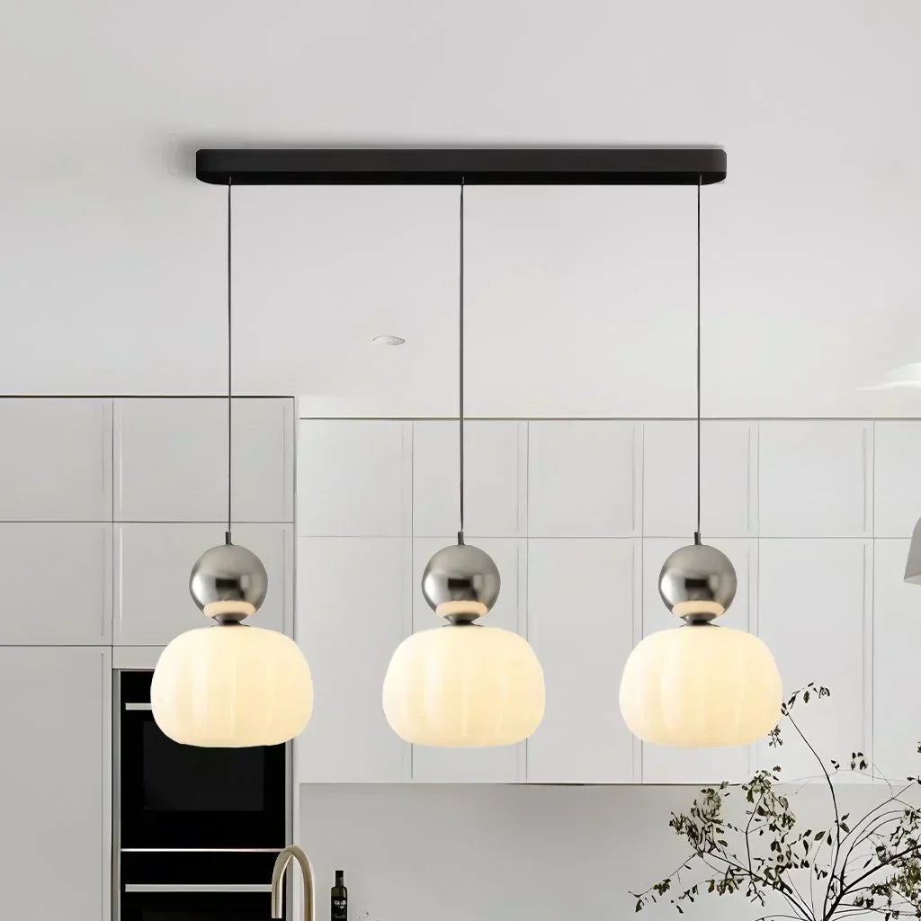 Lampada a sospensione Nordic Pumpkin | Lampada da soffitto LED moderna | Meowbutter
