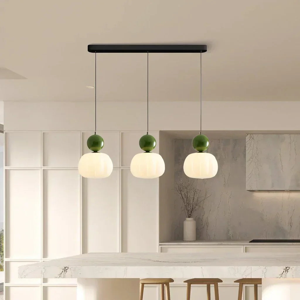 Lampada a sospensione Nordic Pumpkin | Lampada da soffitto LED moderna | Meowbutter