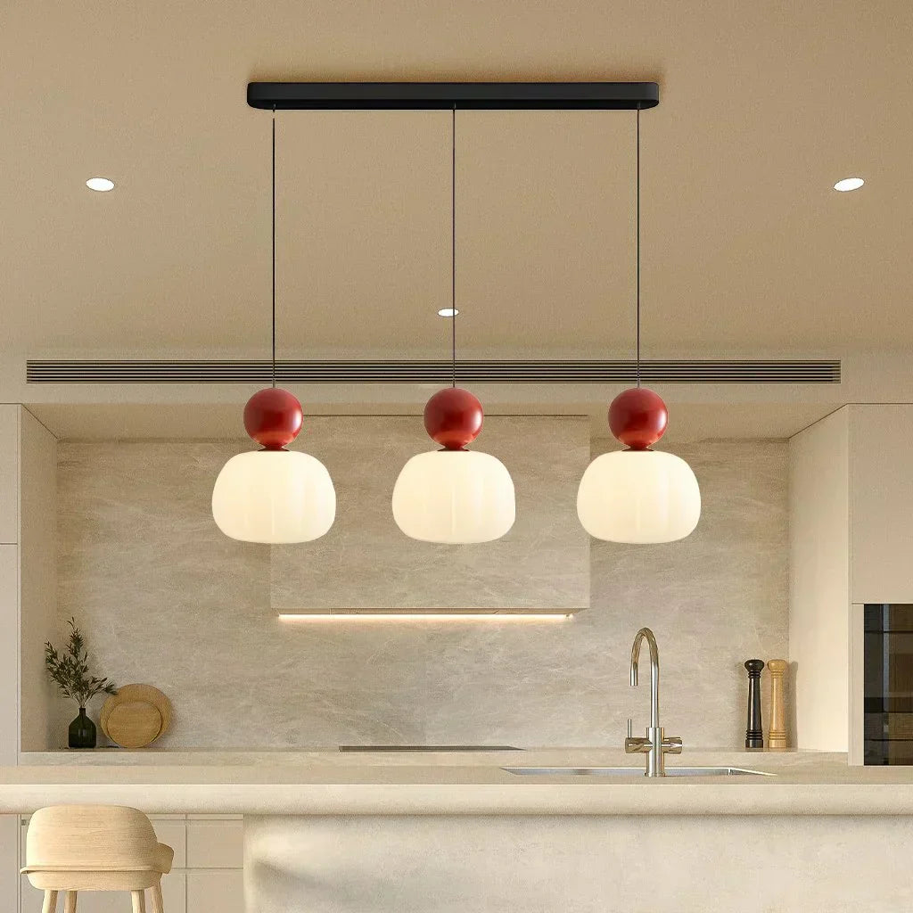 Lampada a sospensione Nordic Pumpkin | Lampada da soffitto LED moderna | Meowbutter