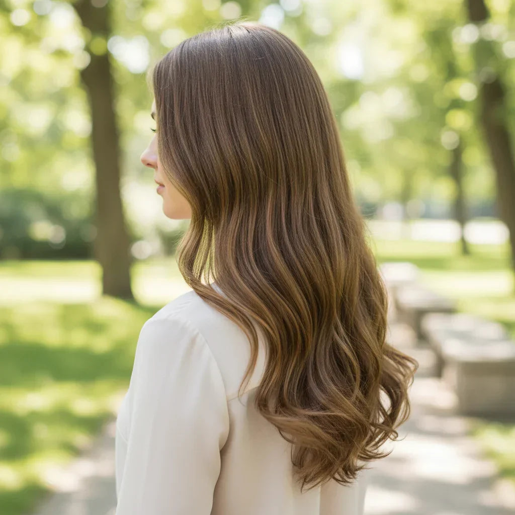 Remy Hair Extensions — Long Wavy Clip-In Texture, Even Weight Distribution