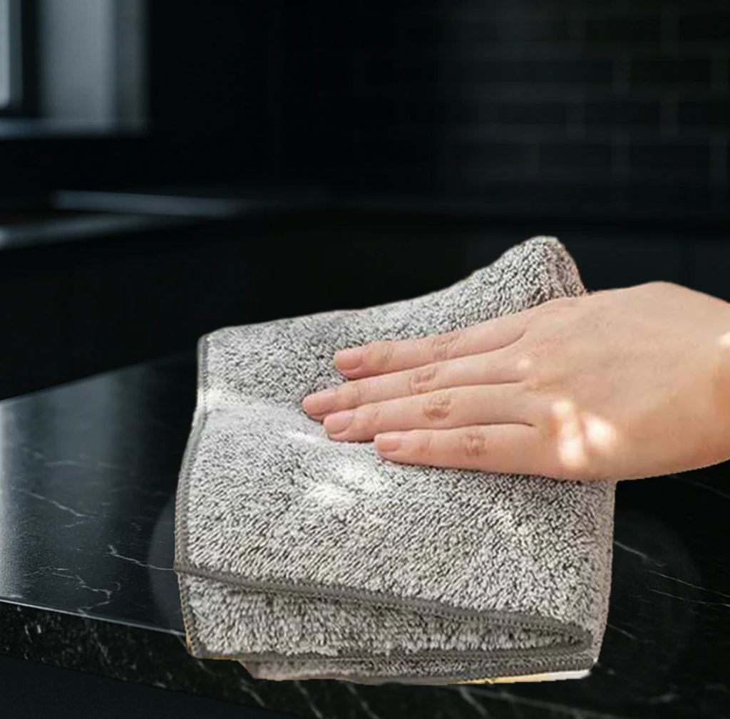 Wipe Once, Done – Dual-Texture Microfiber Cleaning Towels