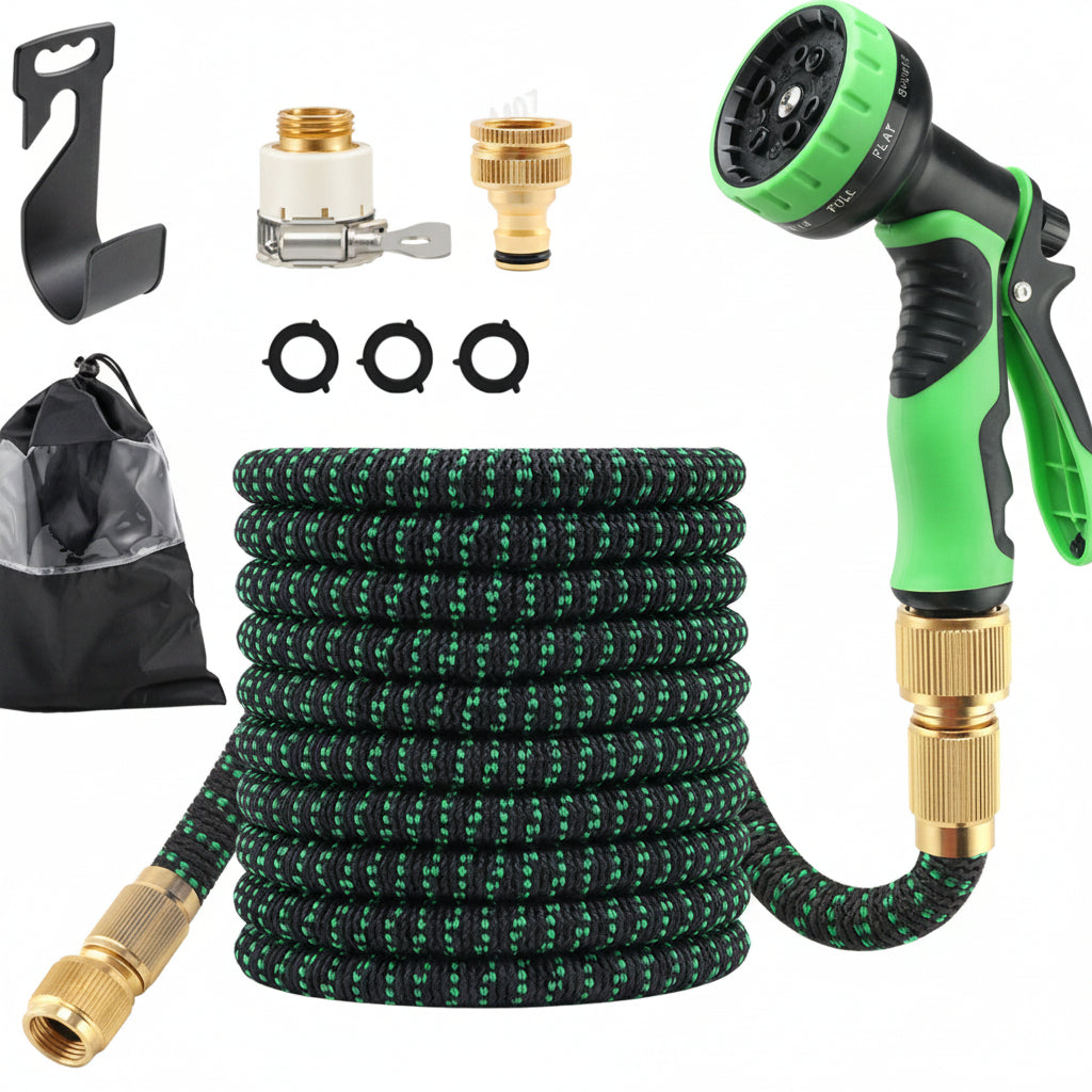 Portable Watering Hose - Flexible Flow Design - Garden & Cleaning Use | meowbutter