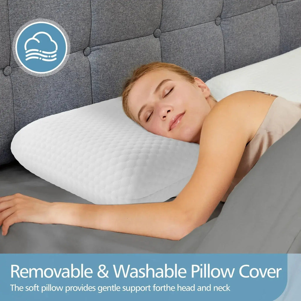 Premium Gel-Infused Memory Foam Pillow for Cooling Comfort