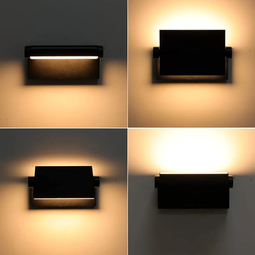 24W LED udendørs væglampe | IP65 vandtæt bevægelsessensorlampe | Meowbutter