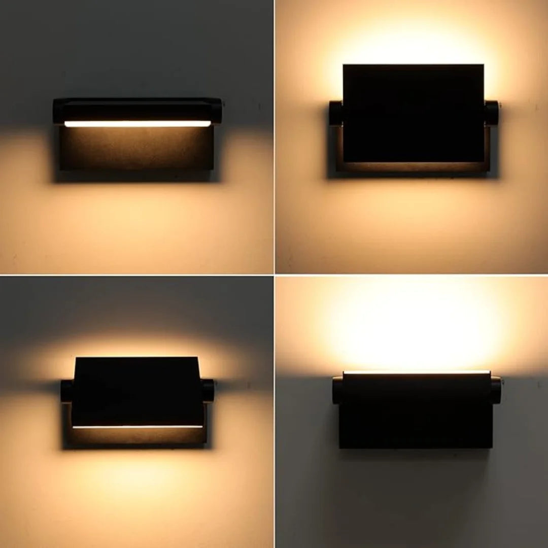 24W LED udendørs væglampe | IP65 vandtæt bevægelsessensorlampe | Meowbutter