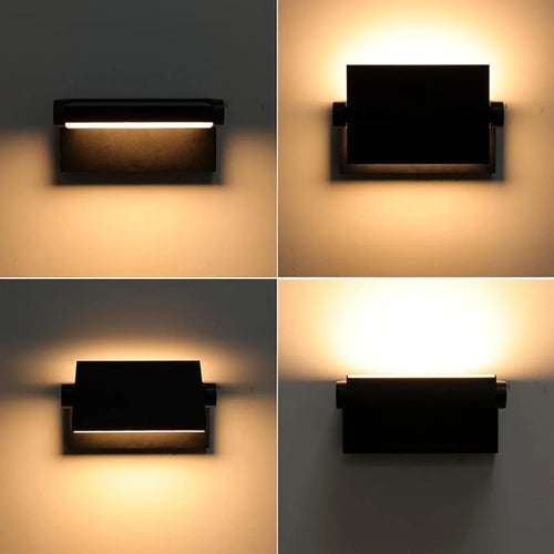 24W LED Outdoor Wall Light | IP65 Waterproof Motion Sensor Lamp | Meowbutter