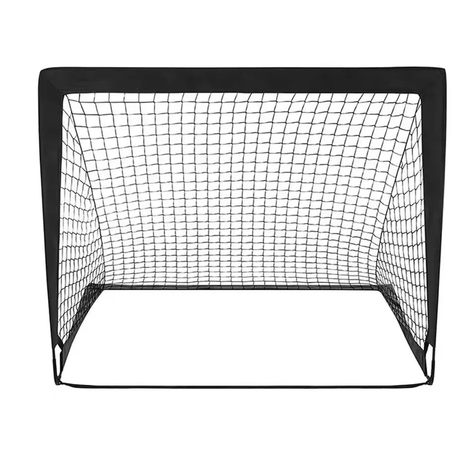 But de football pliable - Entraînement pour enfants - Filet en nylon - Jardin et arrière-cour - Noir, rouge, bleu et orange | meowbutter