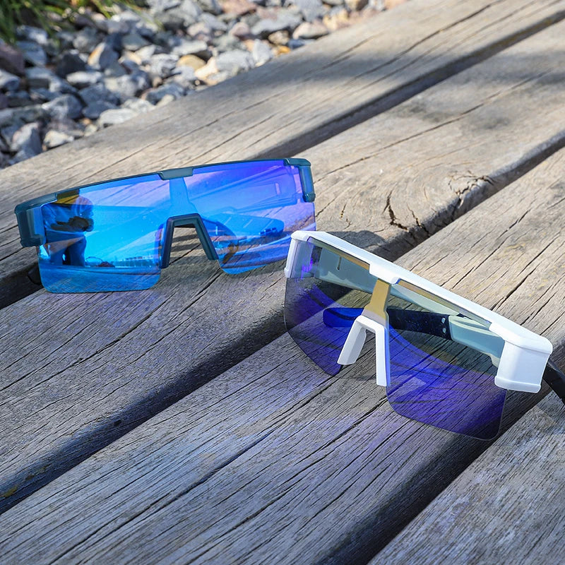 Óculos de Ciclismo WEST BIKING Fotocromáticos com Proteção UV400 - Meowbutter