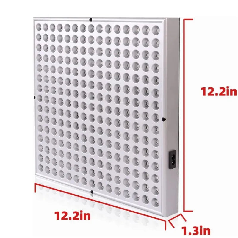 LED vörösfény-terápiás panel - 225 LED arc- és testhasználatra - bőrápoló wellness lámpa | meowbutter