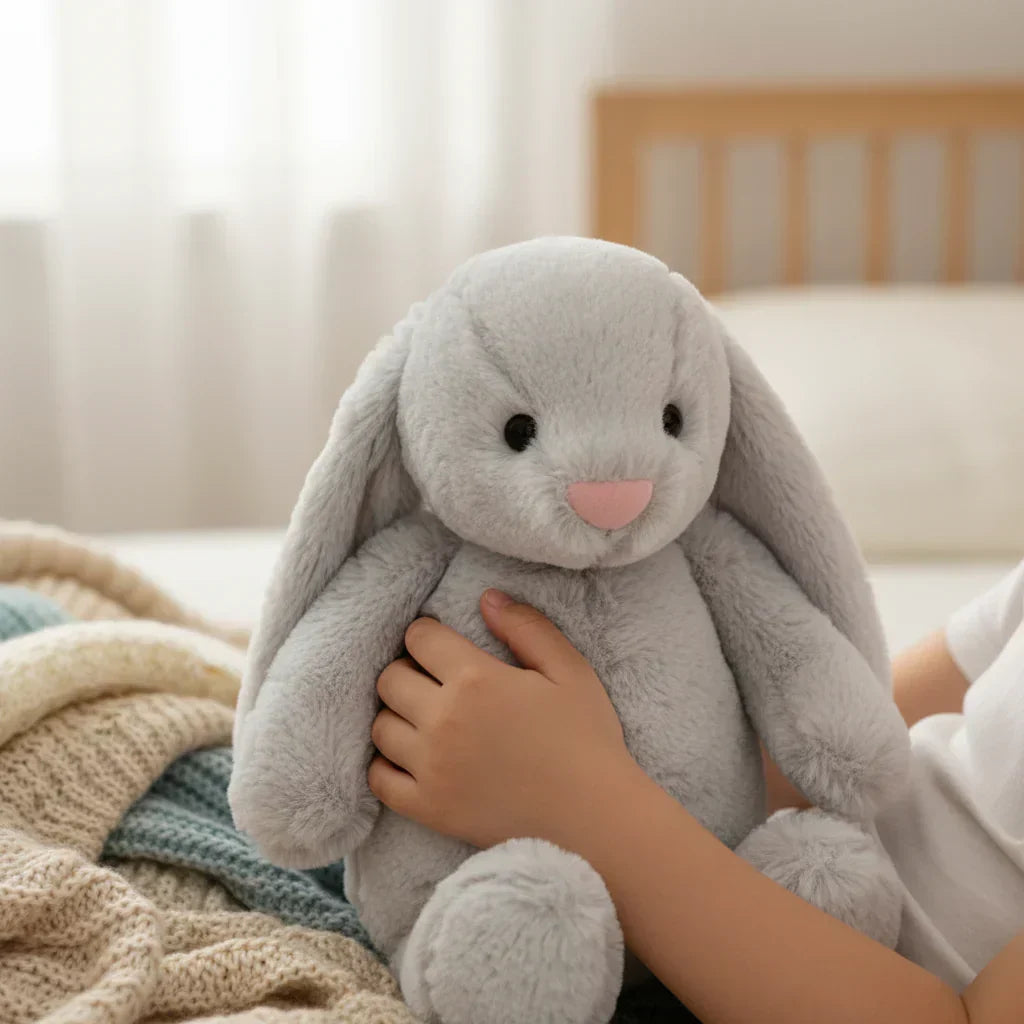 Bunnycat Plüschkaninchen — weicher Stoff, dichte Füllung