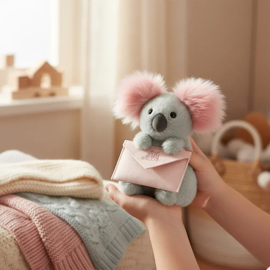 Miękka pluszowa maskotka króliczki Bunnycat 25 cm — kompaktowa konstrukcja z futerkiem