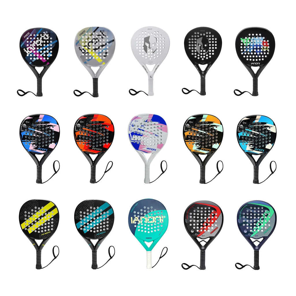 Carbon Fibre Padel Racket - Professional Design - Paddle Tennis Racket | meowbutter