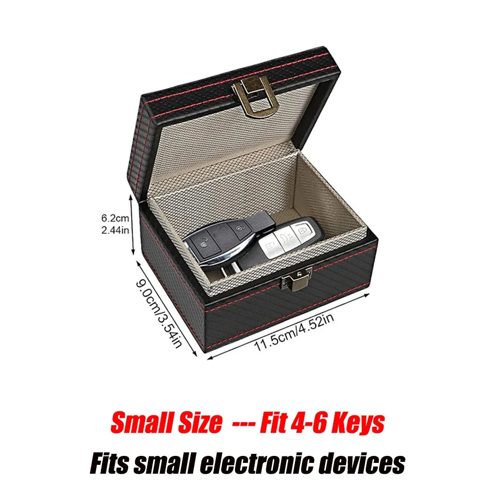 Faraday-boks nøkkelbrikke-blokkerer – stiv signalblokkerende etui – RFID- og RF-skjerming – liten og stor | meowbutter