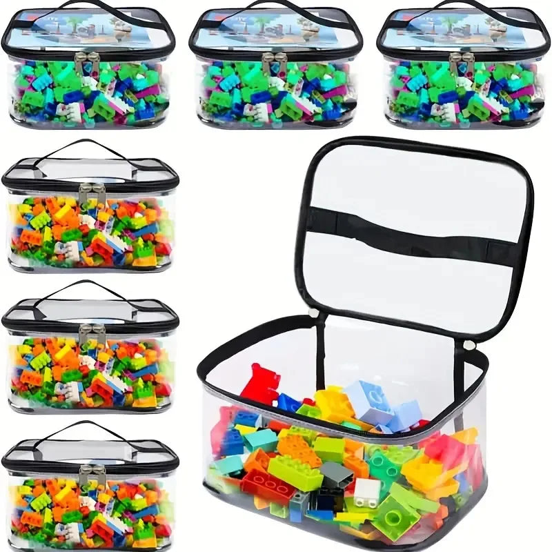 High Capacity Clear Mesh Storage Tote