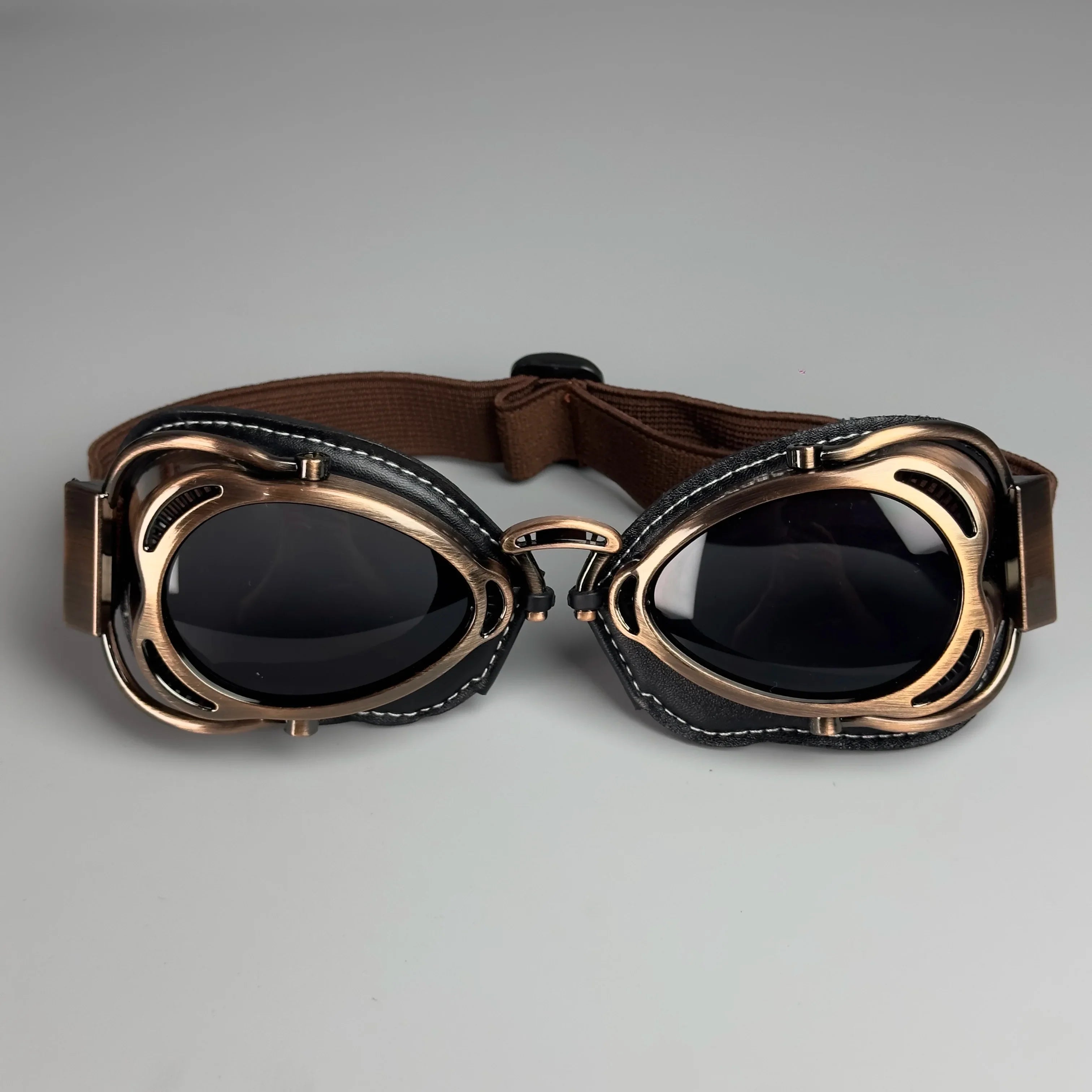 Motorcycle Vintage Old School Cruiser Retro Goggles - Meowbutter