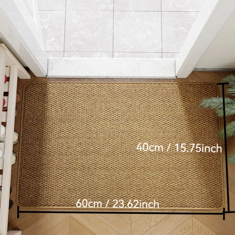 Faux Jute Outdoor Doormat | Durable Entrance Rug | Meowbutter