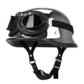 DOT-certificeret halv hjelm retro motorcykel - Meowbutter