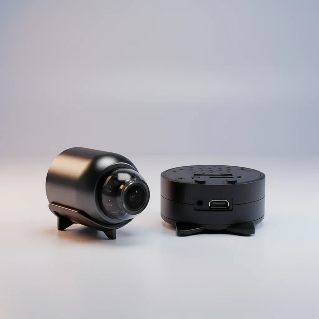 Mini vnitřní bezpečnostní kamera s WiFi — kompaktní HD provedení