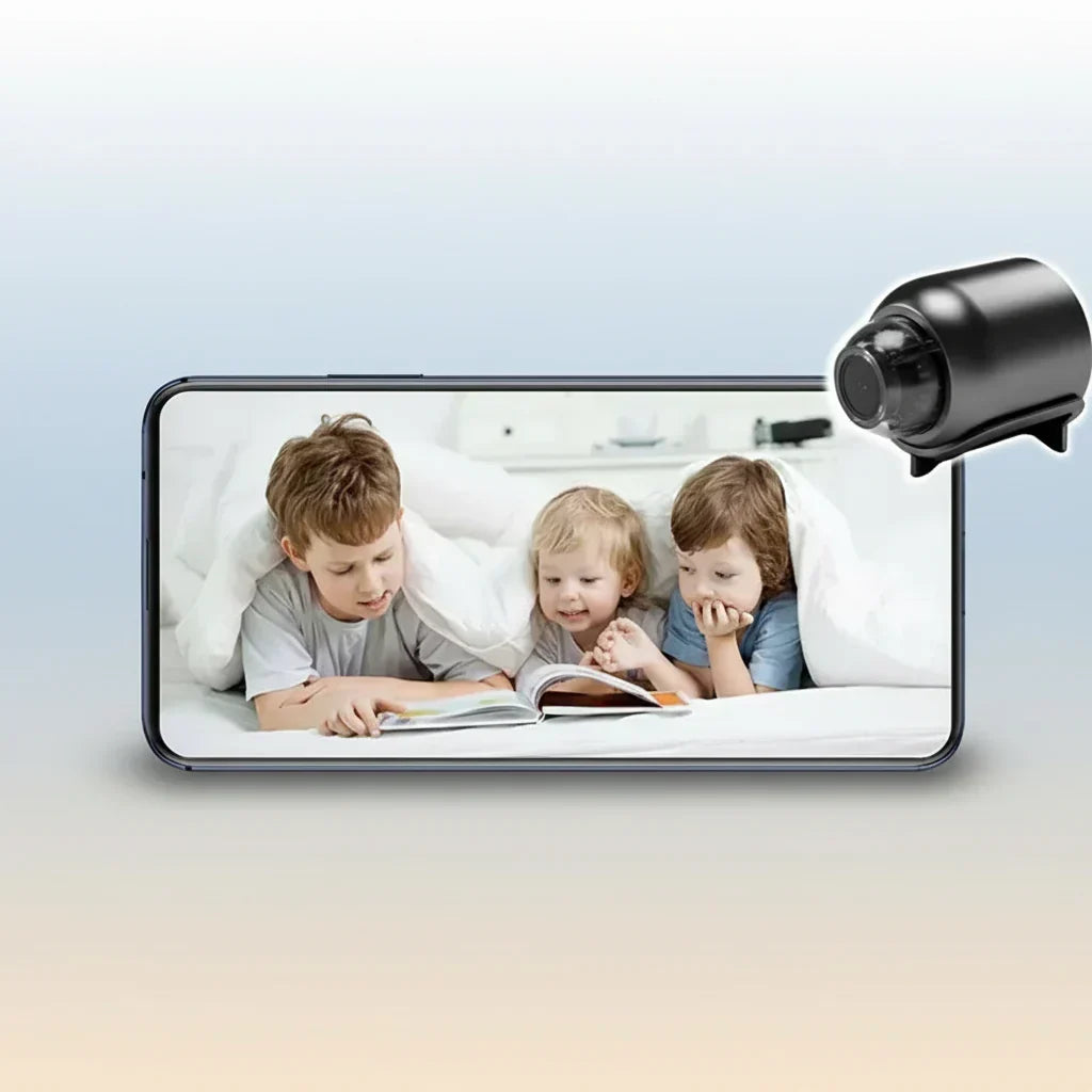 Mini vnitřní bezpečnostní kamera s WiFi — kompaktní HD provedení