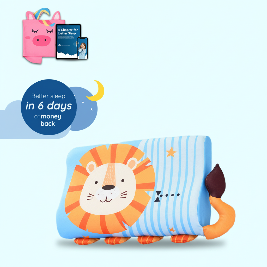 Sensory Pillow For Kids Ages 2–12 — Lion Tail And Fox Ears