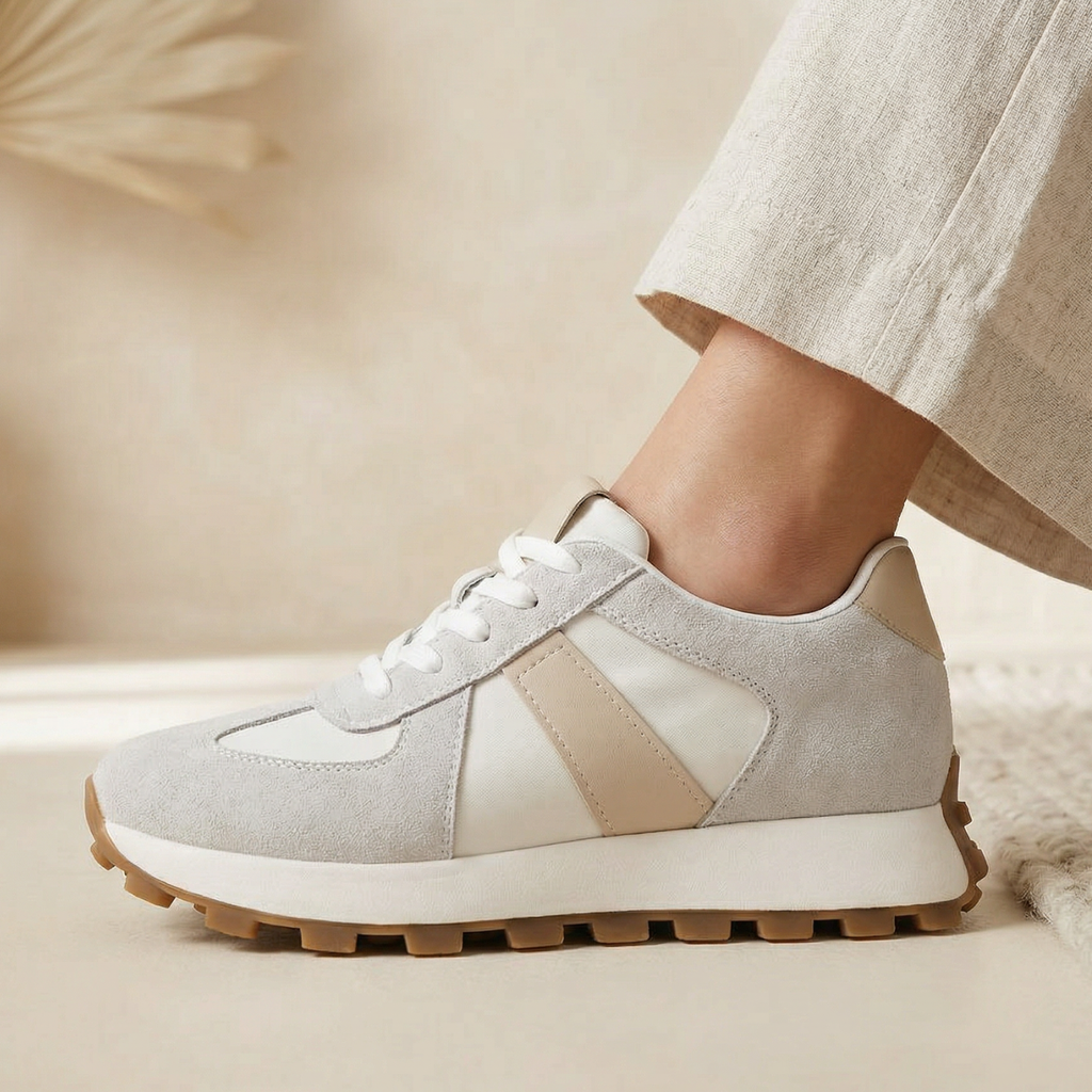 Sentry Womens Sneaker With 9cm Hidden Lift Classic Design