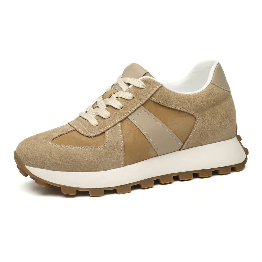 Sentry Womens Sneaker With 9cm Hidden Lift Classic Design