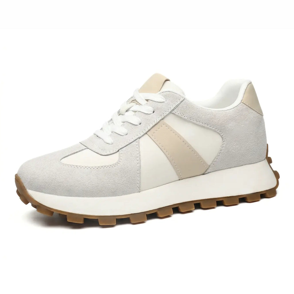Sentry Womens Sneaker With 9cm Hidden Lift Classic Design