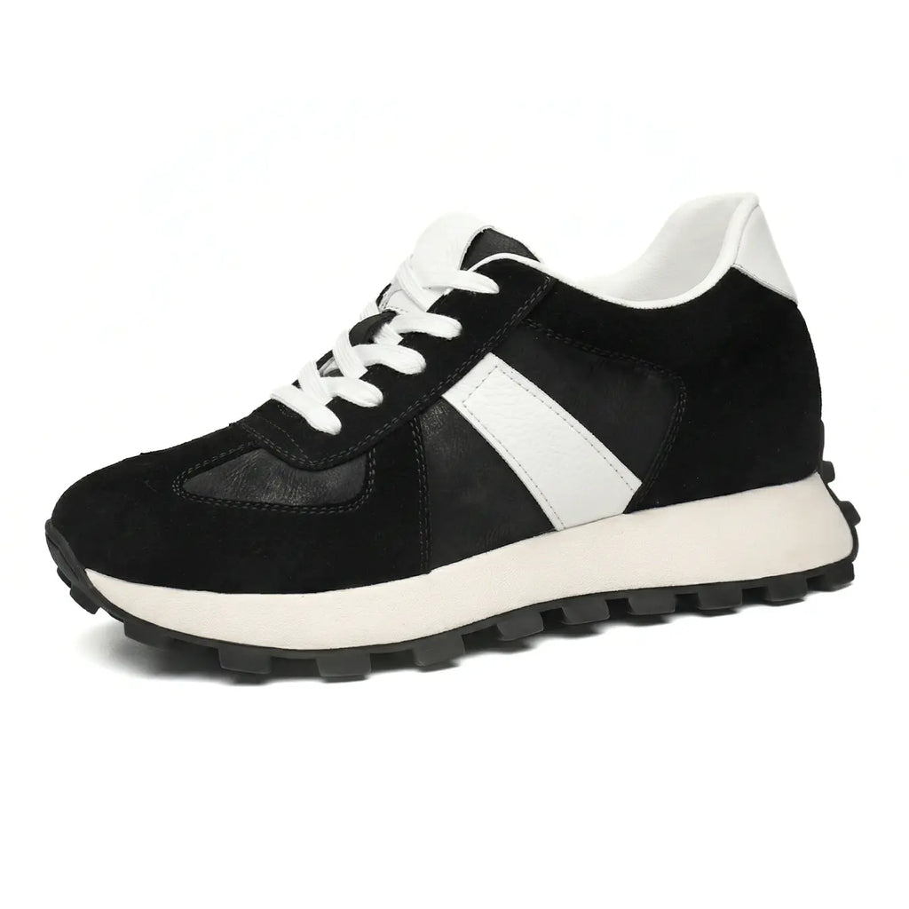 Sentry Womens Sneaker With 9cm Hidden Lift Classic Design