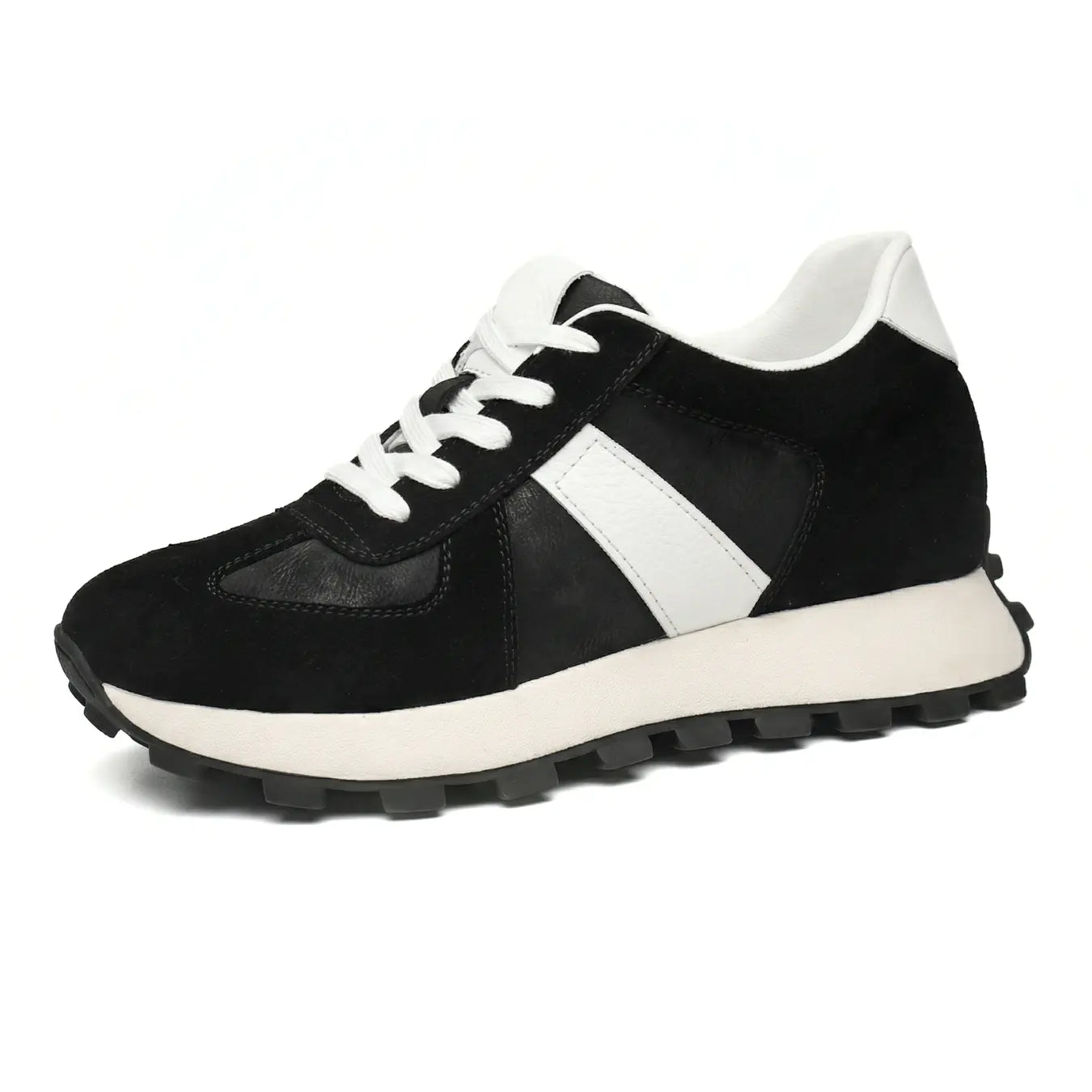 Sentry Womens Sneaker With 9cm Hidden Lift Classic Design