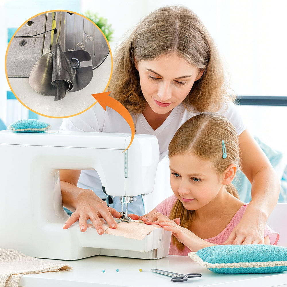 Sewing Hemmer Foot Stainless Steel Rolled Hem Tool Set | Meowbutter