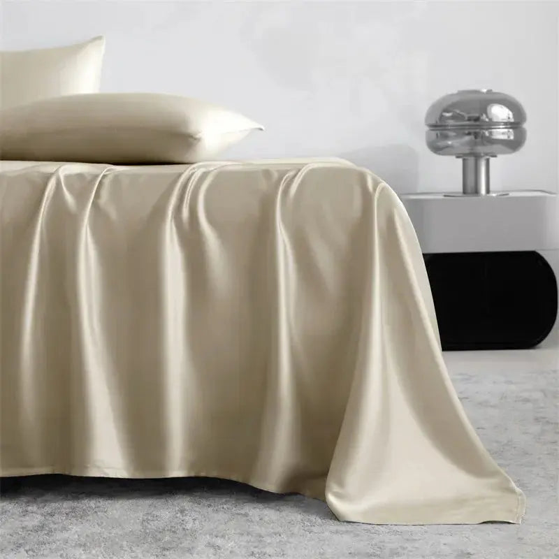 4-Piece Bamboo Sheets Set Silky Soft And Breathable For All Season Comfort