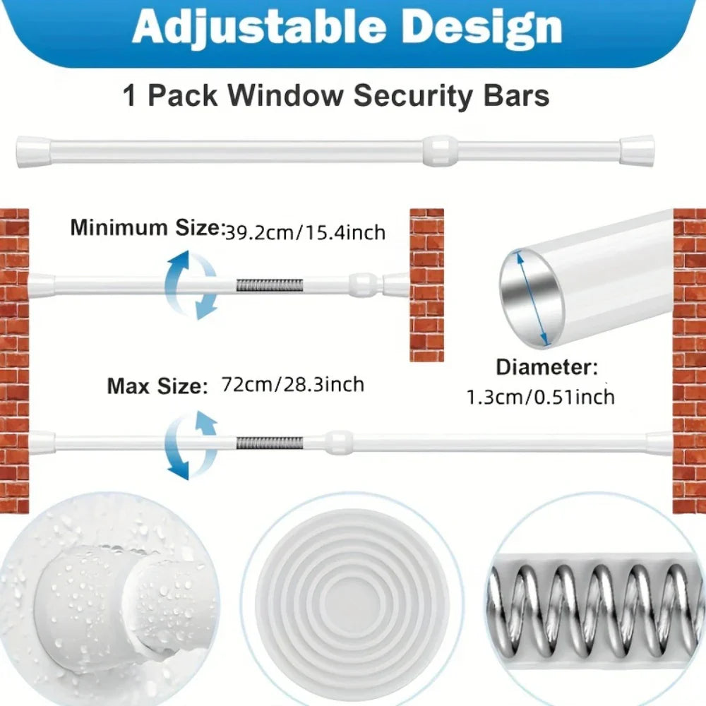Security Bar For Windows And Sliding Doors In Homes