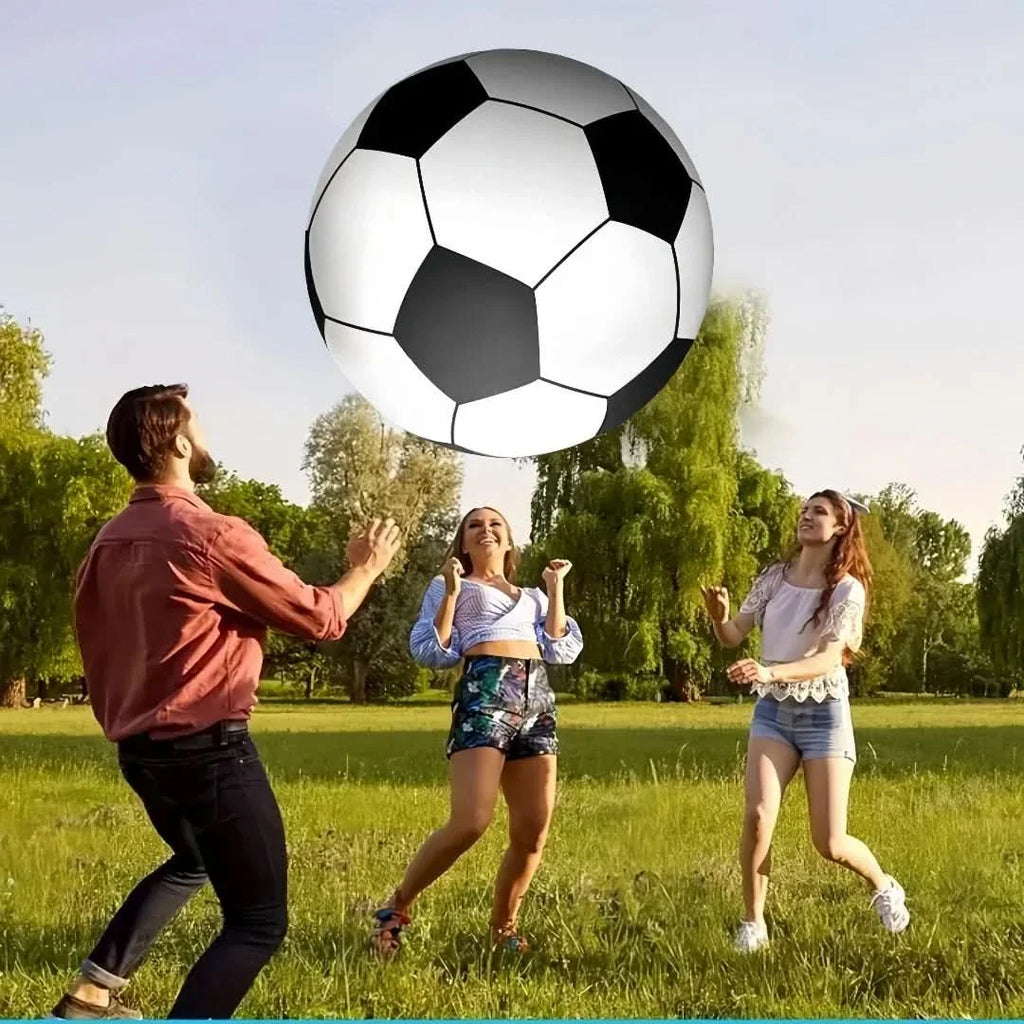 Bola de futebol insuflável gigante para diversão em família ao ar livre | meowbutter