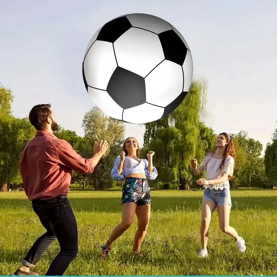 Bola de futebol insuflável gigante para diversão em família ao ar livre | meowbutter