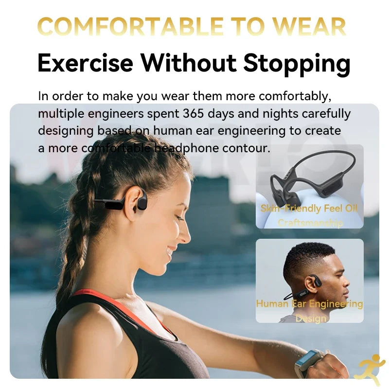 Auriculares de conducción ósea - Bluetooth 5.4 - IPX8 - Modo MP3 y Bluetooth - 6 colores | meowbutter