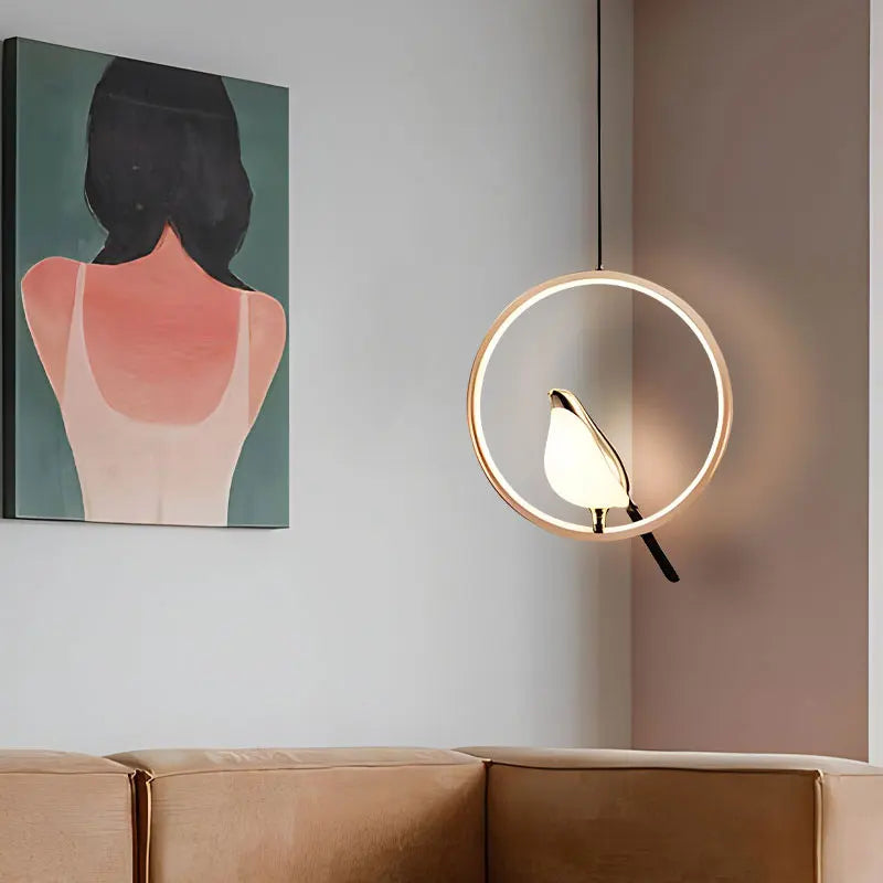 Magpie Pendant Light | Nordic LED Bird Design | Meowbutter