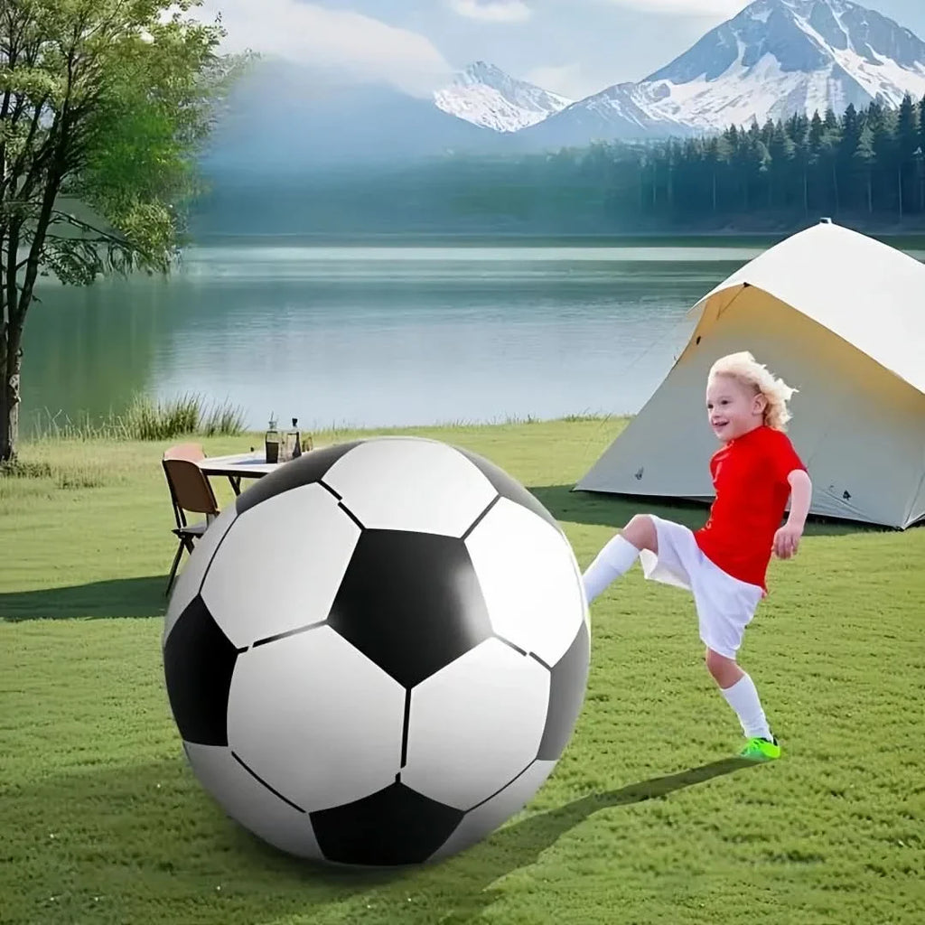 Bola de futebol insuflável gigante para diversão em família ao ar livre | meowbutter