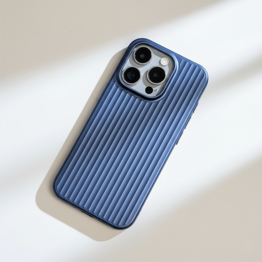 Phone Case Ribbed Hard Shell Protective Cover Design | Meowbutter