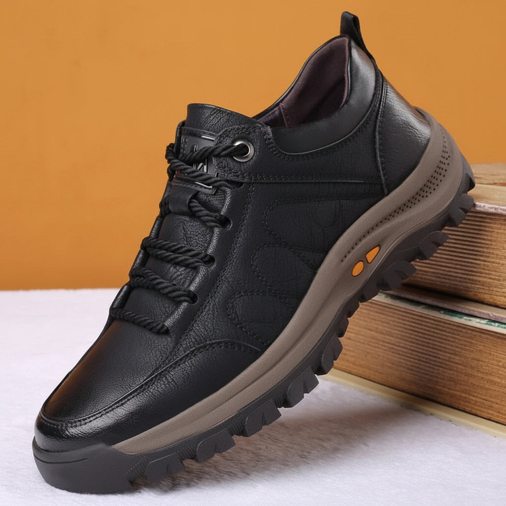 Sapatos ortopédicos masculinos para caminhada — Impermeáveis, com suporte de arco plantar