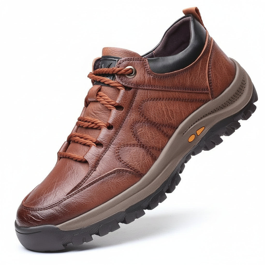 Sapatos ortopédicos masculinos para caminhada — Impermeáveis, com suporte de arco plantar