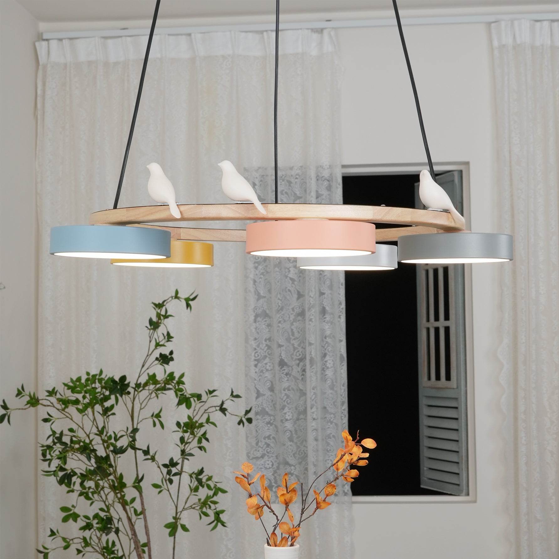 Ravella Round Bird Chandelier | Orntli