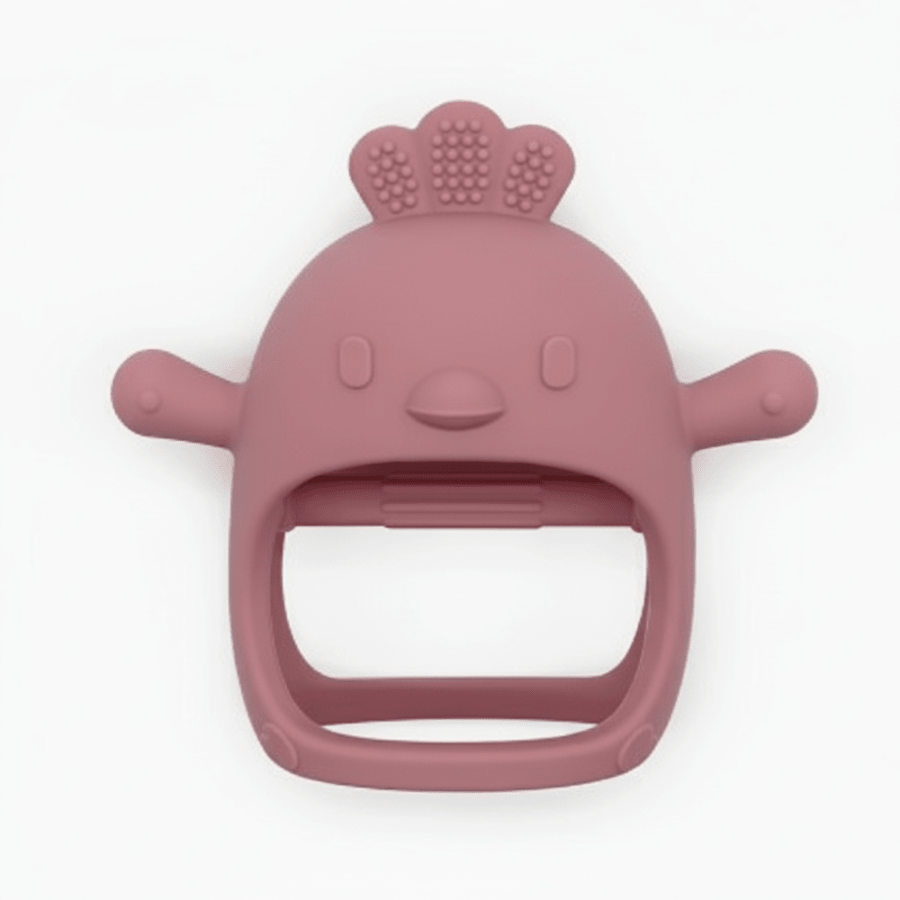 Baby Teething Mitten Silicone Chew Glove Soothing Sore Gums | Meowbutter