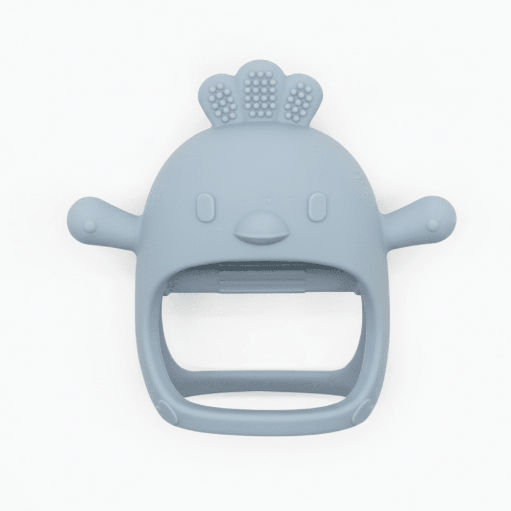 Baby Teething Mitten Silicone Chew Glove Soothing Sore Gums | Meowbutter