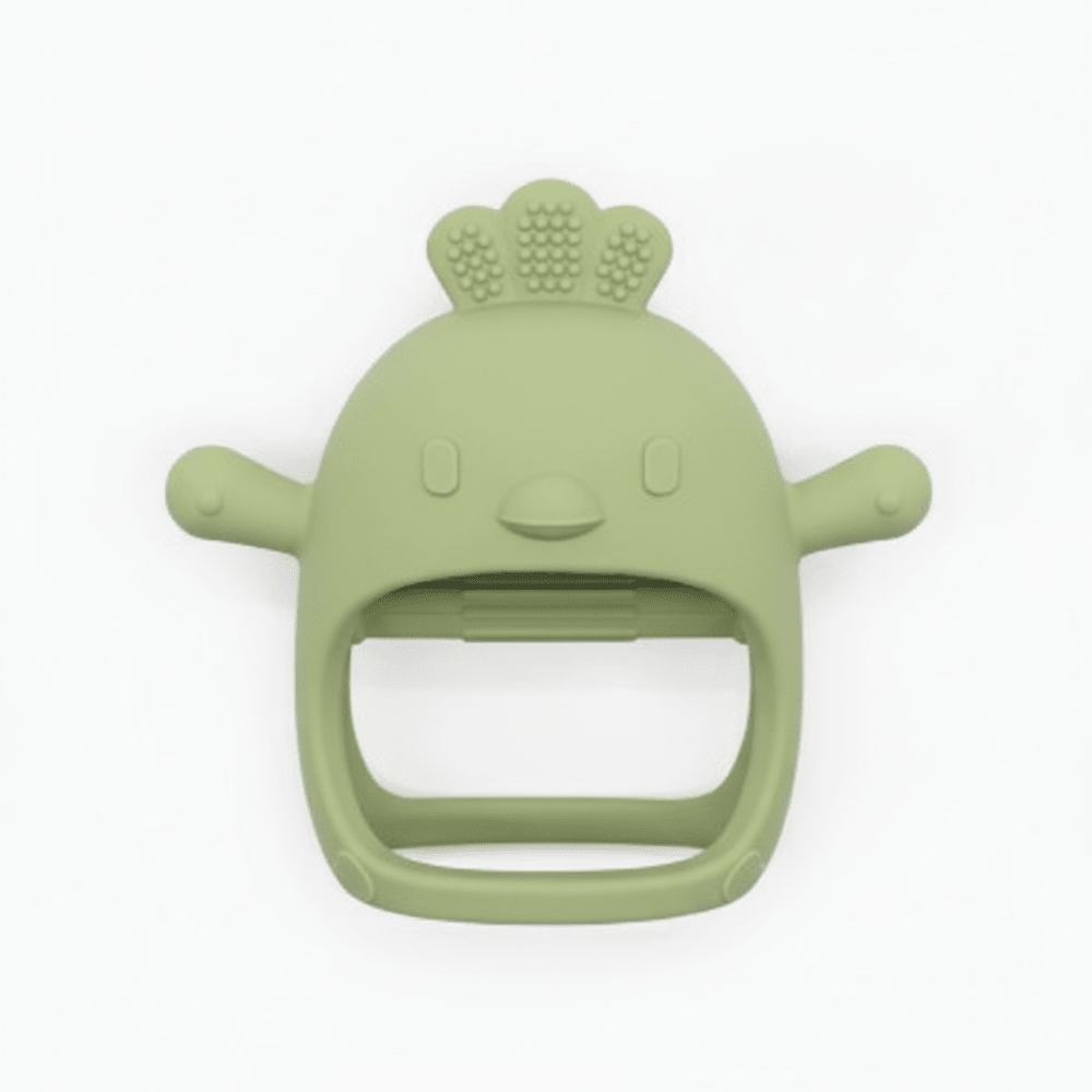 Baby Teething Mitten Silicone Chew Glove Soothing Sore Gums | Meowbutter