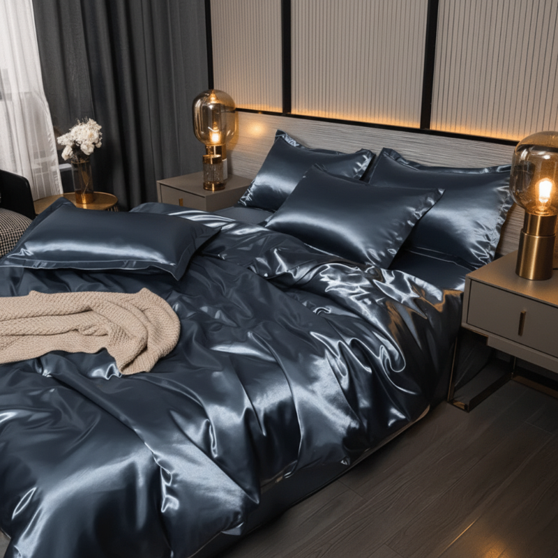 Luxuriöses Bettwäsche-Set mit weichen Bettbezügen für ultimativen Komfort | meowbutter