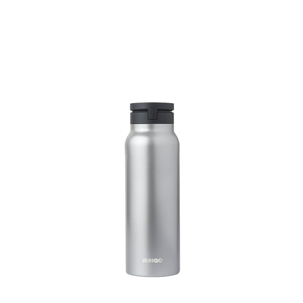 Water Bottle With Magnetic Lid And Phone Holder On The Go