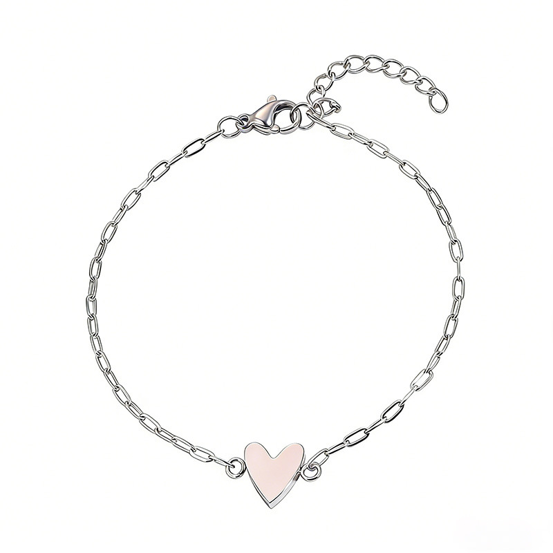 Bracelet Adjustable Heart Chain Matching Couple Jewelry | Meowbutter