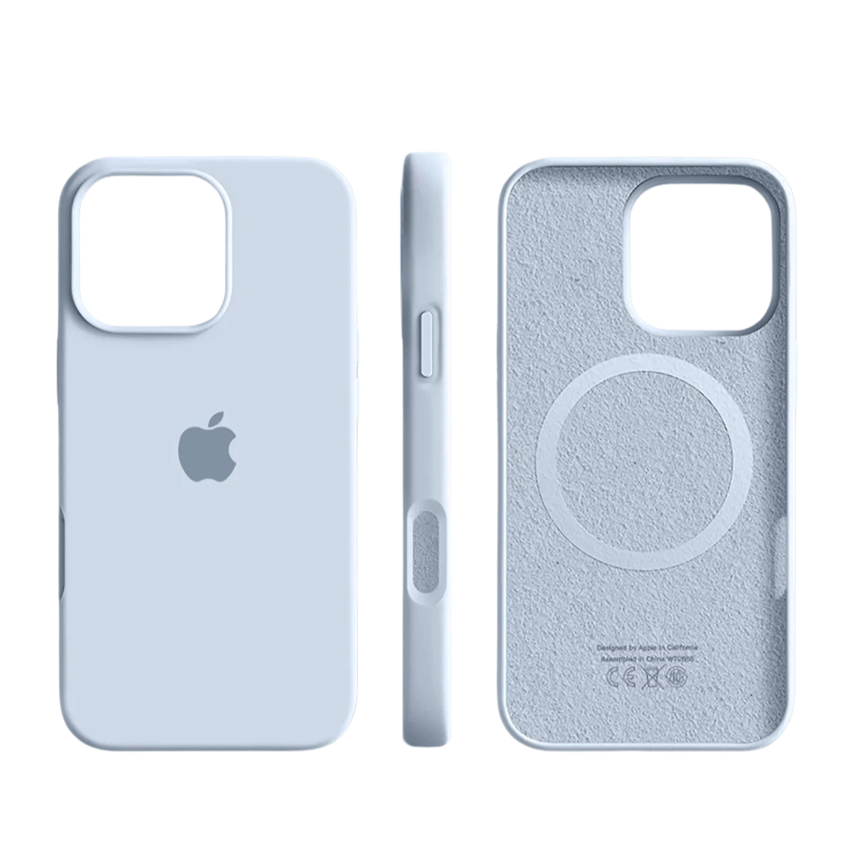 Hochwertige Silikon-iPhone-Hülle mit MagSafe-Schutz und weichem Mikrofaserfutter | meowbutter