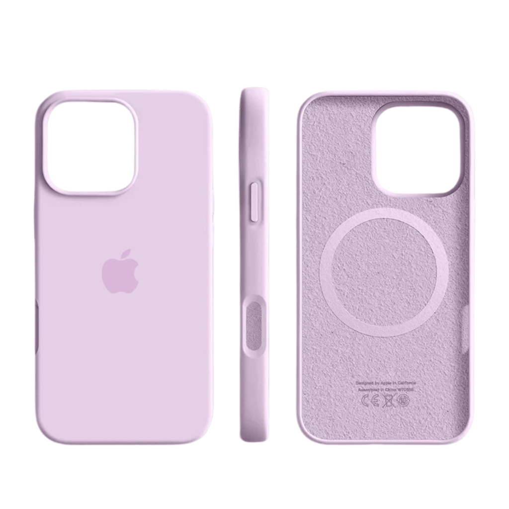 Hochwertige Silikon-iPhone-Hülle mit MagSafe-Schutz und weichem Mikrofaserfutter | meowbutter